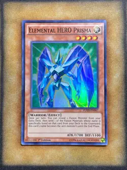 Yugioh Elemental HERO Prisma FUEN-EN047 Super Rare 1st Ed NM - Image 1