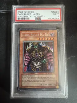 2004 Yugioh Dark Ruler Ha Des Master Collection Limited Edition PSA 9 - Image 1