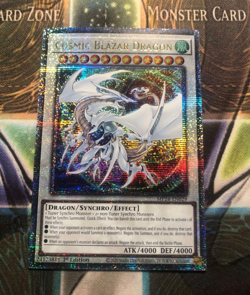 *** COSMIC BLAZAR DRAGON *** QUARTER CENTURY SECRET RARE MP24-EN029 YUGIOH! - Image 1