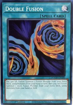 Yugioh! Double Fusion - DOOD-EN100 - Super Rare - 1st Edition Near Mint, English - Image 1