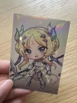 Yu-Gi-Oh Dogmatika Ecclesia Chibi Holographic Premium Card Sleeves 50 CT - Image 2