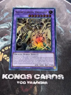 DUAD-EN037 Secreterion Dragon Ultra Rare 1st Ed YuGiOh! NEW - Image 1