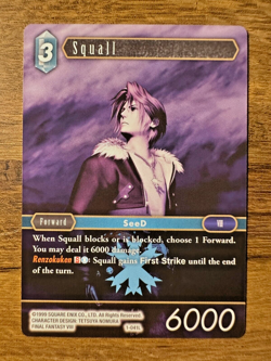 Final Fantasy TCG Opus 1 - Squall 1-041L *NON-FOIL* Legend Trading Card FFVIII - Image 1