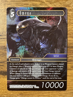 Final Fantasy TCG Opus 14 XIV Omega 14-117L *FOIL* Legend Trading Card Special - Image 1