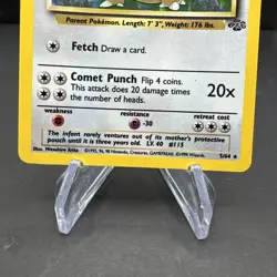 Pokemon TCG Kangaskhan Holo Rare Card 5/64 Jungle 1999 WOTC Unlimited - Image 4