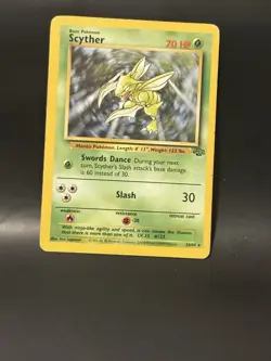 Pokemon TCG Scyther 26/64 Jungle Non-Holo Rare Vintage Card - Image 1