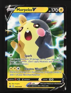 Morpeko V SWSH056 SWSH Black Star Promos English Pokemon Card TCG - Image 1