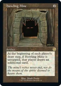 ~ Howling Mine ~ NM ~ The Brothers' War: Retro Frame Artifacts ~ MTG ~ - Image 1
