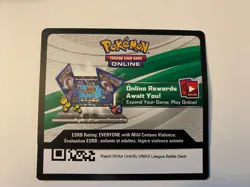 Pokemon Rapid Strike Urshifu VMAX League Battle Deck Code Card Emailed or Ship - Image 1