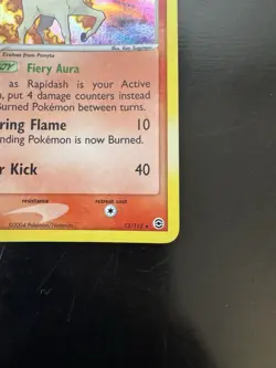Rapidash 13/112 Holo Rare EX Firered Leafgreen Pokemon Card LP - Image 4