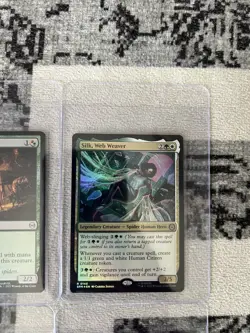 MAGIC THE GATHERING SPIDER-MAN 10 CARD LOT - Mythics, Rares, Commons-Foil & Non - Image 4