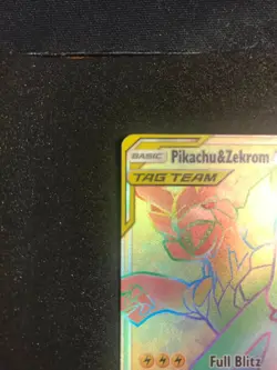 Pokemon Pikachu & Zekrom GX Team Up Card 184/181 Secret Rare SM Rainbow Holo - Image 2