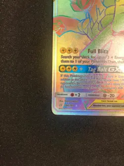 Pokemon Pikachu & Zekrom GX Team Up Card 184/181 Secret Rare SM Rainbow Holo - Image 5
