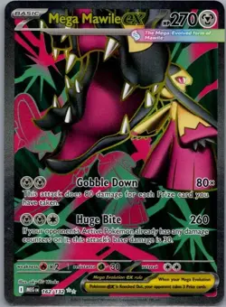 Pokemon Card Mega Mawile EX 162/132 Mega Evolution - Near Mint - Image 1