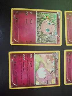 Pokemon Trading Card Game Fairy Type Lot, 4 Assorted Cards. - Image 3