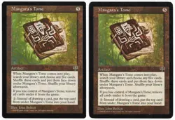 Mangara's Tome x2 2x 1996 Mirage RESERVED LIST Colorless Rare Artifact MTG NM A1 - Image 1