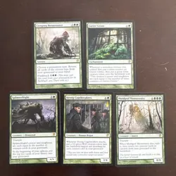 MTG - ISD - Innistrad - 5 Green Rares - Grime,Cagebreakers,Splinter- $1 Shipping - Image 1