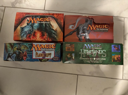 magic the gathering lot and old, used, empty Booster Packs Boxes - Image 2