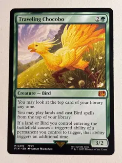 Traveling Chocobo - FINAL FANTASY - NM MTG - Image 1