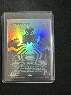 MTG Spider-Man Opposition Agent (Agent Venom) Borderless FOIL - Image 1