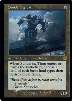Sundering Titan NM/M* FOIL RETRO The Brother's War ENGLISH 57 mtg -UnltdCards - Image 1