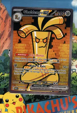 Pokemon TCG-Gholdengo EX 252/182 SV04: Paradox Rift Holo NM/M - Image 1