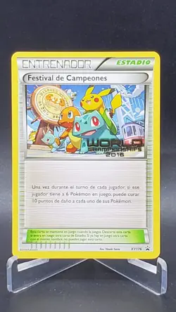 2016 Champions Festival SPANISH World Championship Promo Pokemon Card XY176 - Image 1