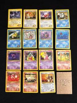Complete Pokemon Unlimited Gym Heroes Non Holo Uncommon/Common 90 Card Set NM/M - Image 5