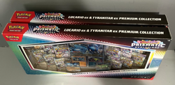 Pokemon Lucario Ex Tyranitar Ex Premium Collection Prismatic Evolution Lot of 2 - Image 2