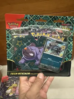 Sealed Pokemon Paldean Fates Booster Bundle & Tech Sticker Coll. Lot of 4 Total - Image 4