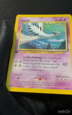 Vintage Pokemon TCG Lot- 1st Edition Neo Revelation Lugia & Suicune (GERMAN) - Image 2