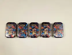 Pokemon Mega Evolutions - Mini Tins - 5 Tins - Factory Sealed - Image 1