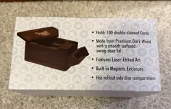 Ultra Pro Pokemon 25th Anniversary Celebrations Wooden Deck Box. NEW IN BOX - Image 2