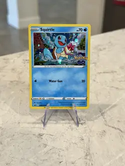 Squirtle Pokemon GO SWSH233 Sword & Shield Black Star Promo Pokemon Near Mint NM - Image 1