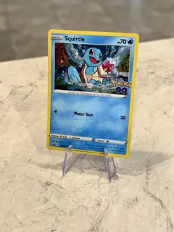Squirtle Pokemon GO SWSH233 Sword & Shield Black Star Promo Pokemon Near Mint NM - Image 2