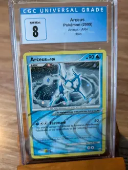 2009 Pokemon Arceus Arceus Holo #AR4 CGC 8 - Image 1