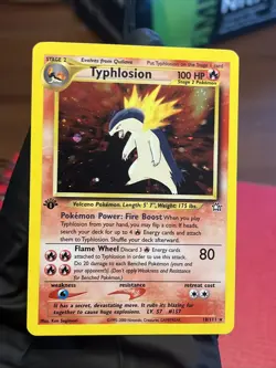 Pokemon TCG 1st Edition Typhlosion Holo Neo Genesis 18/111 Original Owner - Image 1