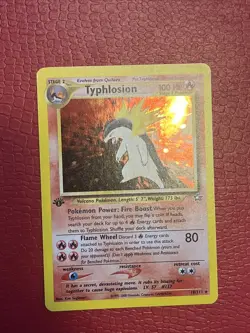 Pokemon TCG 1st Edition Typhlosion Holo Neo Genesis 18/111 Original Owner - Image 2