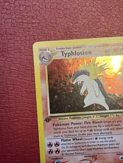 Pokemon TCG 1st Edition Typhlosion Holo Neo Genesis 18/111 Original Owner - Image 3