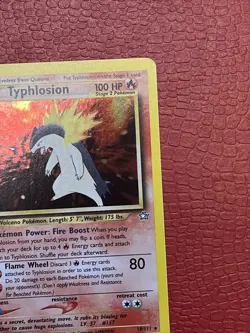 Pokemon TCG 1st Edition Typhlosion Holo Neo Genesis 18/111 Original Owner - Image 4