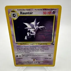 Pokemon Haunter Unlimited Holo Rare Fossil Set 6/62 LP/MP - Image 1