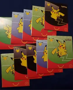 Pokemon 25th Anniversary Celebrations McDonald’s Lot Of 10 Random Booster Packs - Image 1
