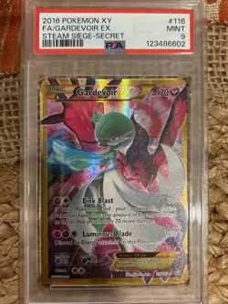 2016 Pokemon XY Steam Siege Gardevoir EX #116/114 Secret Rare PSA 9 - Image 1