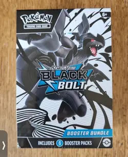 Pokemon TCG Scarlet & Violet Black Bolt Booster Bundle | Brand New & Sealed - Image 1