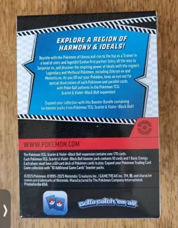 Pokemon TCG Scarlet & Violet Black Bolt Booster Bundle | Brand New & Sealed - Image 2