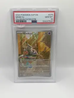 2023-25 Pokemon SV Black Star Promos SVP EN Mimikyu #075 PSA 10 - Image 1