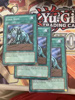 Cold Wave (3x) SDZW-EN019 Common 1st Edition NM Edison Yugioh - Image 1