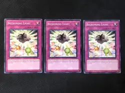 Beckoning Light (3x) SDLS-EN036 - 1st Edition Common NM Edison Yugioh - Image 1