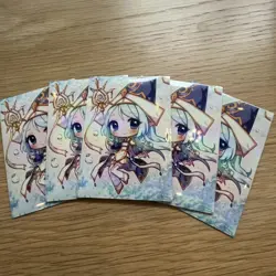 Yu-Gi-Oh Water Enchantress of the Temple Chibi Holographic Card Sleeves 50 CT - Image 2