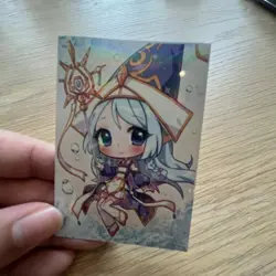 Yu-Gi-Oh Water Enchantress of the Temple Chibi Holographic Card Sleeves 50 CT - Image 3